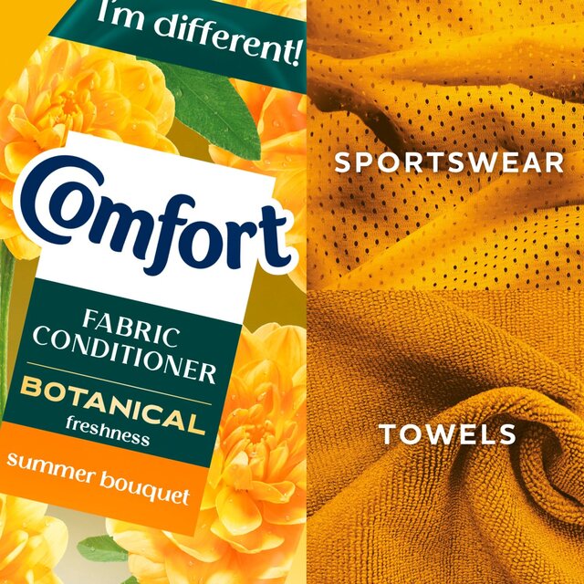 Comfort Botanical Fabric Conditioner Summer Bouquet 64 washes thumbnail 3