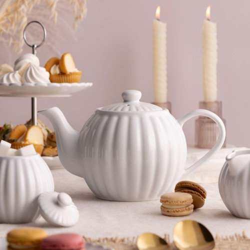 Price & Kensington Luxe Large 1.1L  White Teapot thumbnail 4