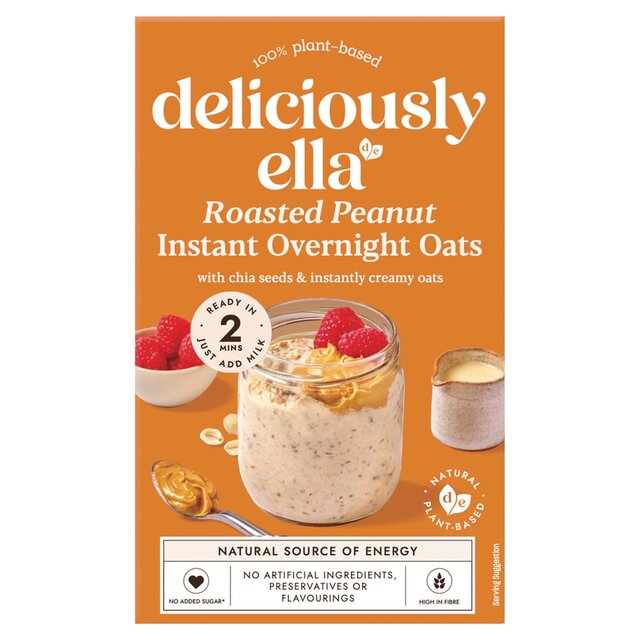 Deliciously Ella Peanut Instant Overnight Oats