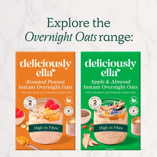 Deliciously Ella Apple Almond Instant Overnight Oats thumbnail 3