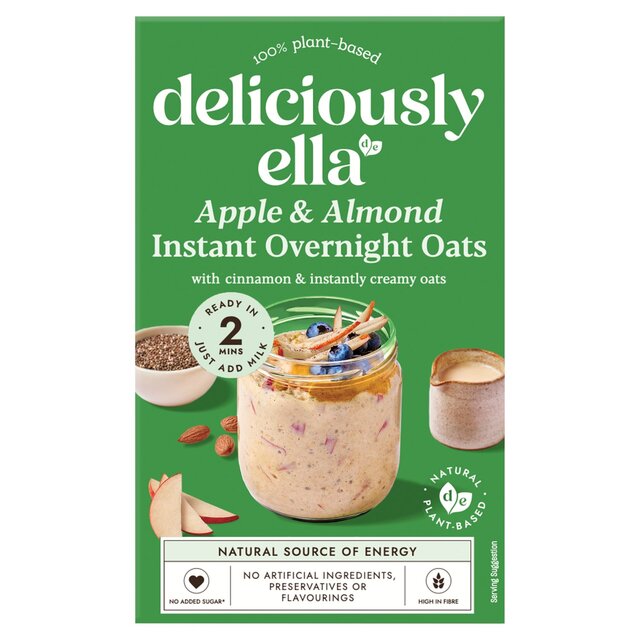 Deliciously Ella Apple Almond Instant Overnight Oats