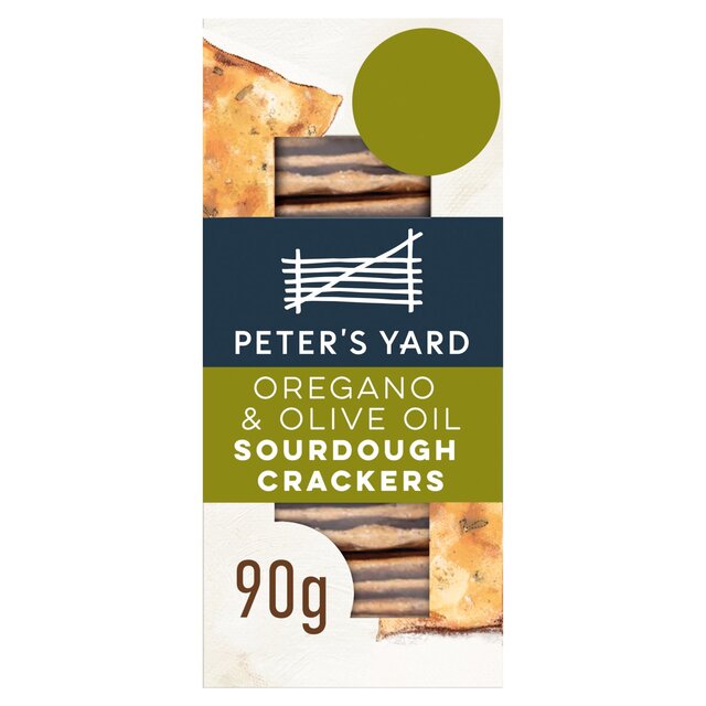 Peter's Yard Oregano & Olive Oil Sourdough Crackers