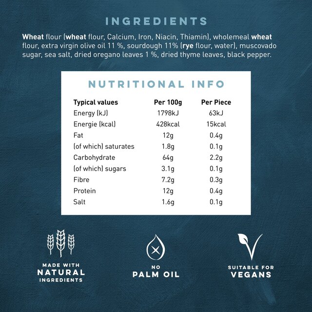 Peter's Yard Oregano & Olive Oil Sourdough Crackers thumbnail 4