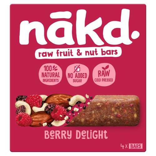nakd. Berry Delight Fruit & Nut Bars Multipack thumbnail 5