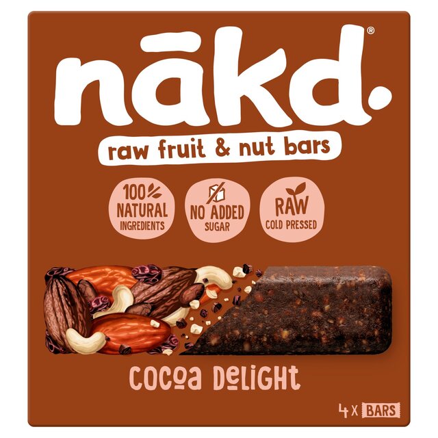 nakd. Cocoa Delight Fruit & Nut Bars Multipack thumbnail 2