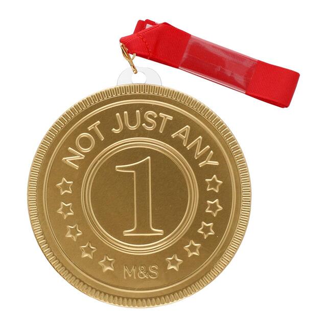 M&S Milk Chocolate Medal