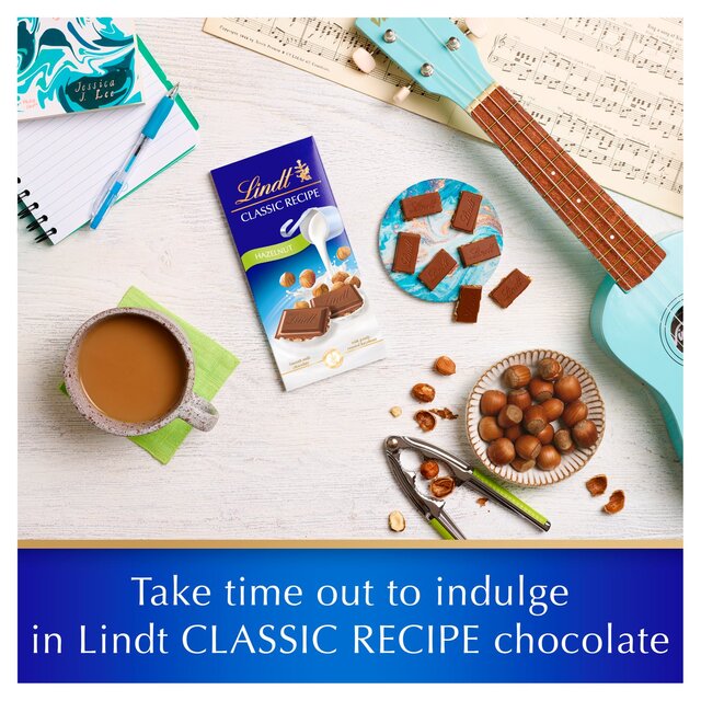 Lindt Classic Recipe Hazelnut Milk Chocolate Sharing Bar thumbnail 5