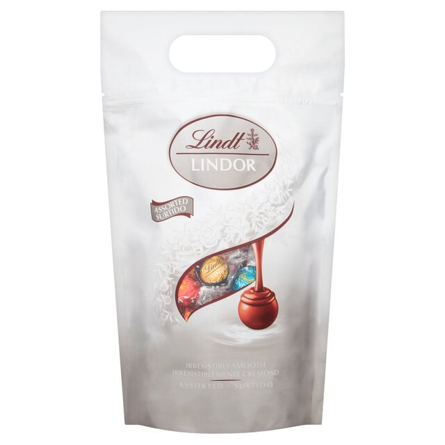 Lindt LINDOR Assorted Chocolate Truffles Silver Bag thumbnail 2