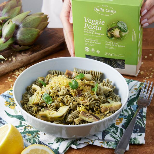 Dalla Costa Veggie pasta with spinach broccoli and basil thumbnail 2