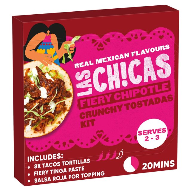 Las Chicas Mexican Fiery Crunchy Tostadas Tinga Meal Kit thumbnail 2