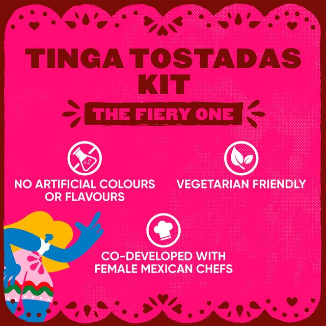 Las Chicas Mexican Fiery Crunchy Tostadas Tinga Meal Kit thumbnail 3