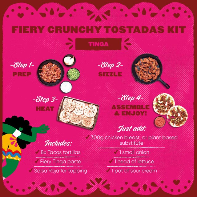 Las Chicas Mexican Fiery Crunchy Tostadas Tinga Meal Kit thumbnail 4
