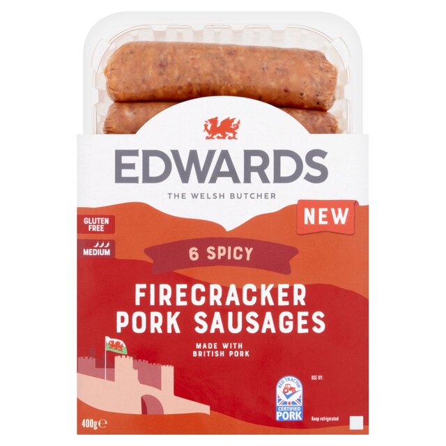 Edwards Firecracker Pork Sausages thumbnail 2