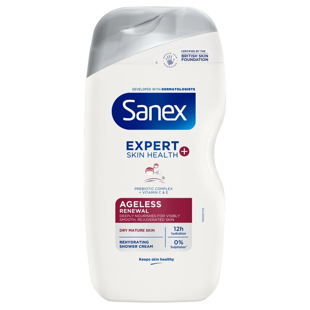 Sanex Expert Skin Health+ Ageless Renewal Shower Gel Body Wash