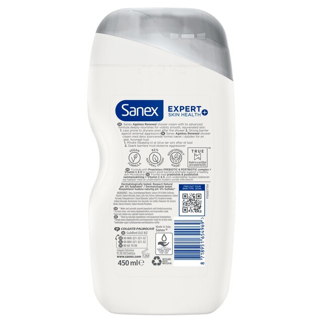 Sanex Expert Skin Health+ Ageless Renewal Shower Gel Body Wash thumbnail 3