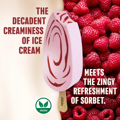 Oppo Refreshed Raspberry Coulis Low Calorie Sorbetto Sticks thumbnail 4