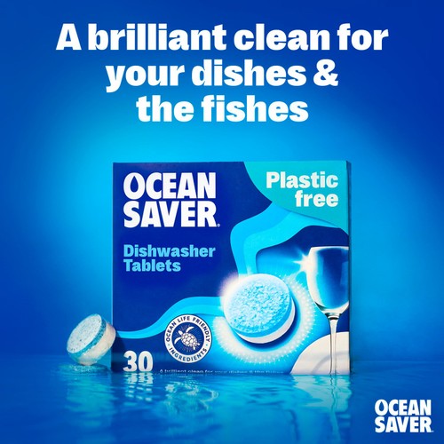 OceanSaver Plastic Free Eco Dishwasher Tablets thumbnail 3