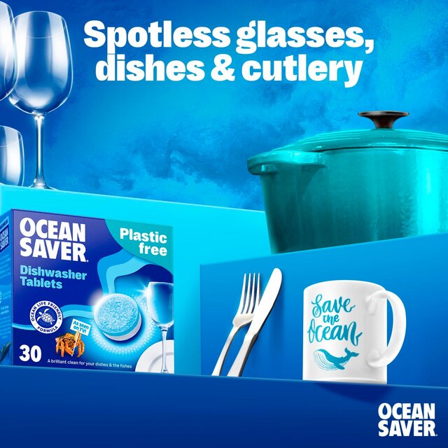 OceanSaver Plastic Free Eco Dishwasher Tablets thumbnail 4
