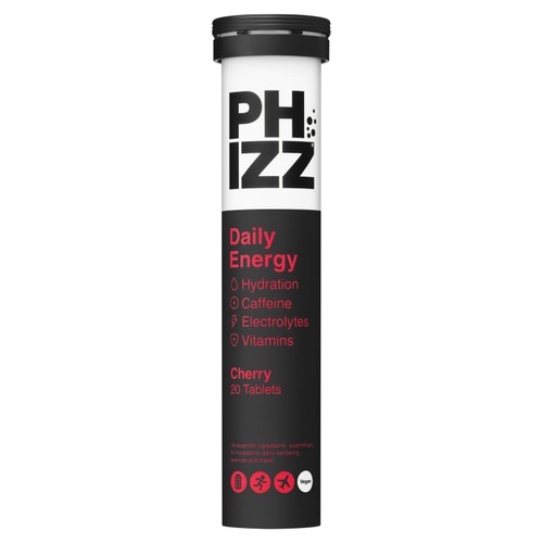 Phizz Caffeine 3-in-1 Hydration, Electrolytes and Vitamins Effervescent