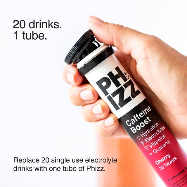Phizz Caffeine 3-in-1 Hydration, Electrolytes and Vitamins Effervescent thumbnail 6