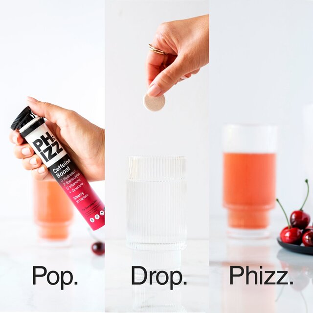 Phizz Caffeine 3-in-1 Hydration, Electrolytes and Vitamins Effervescent thumbnail 7