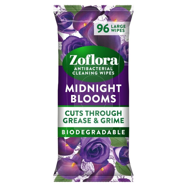 Zoflora Midnight Blooms Antibacterial Multi-surface Wipes