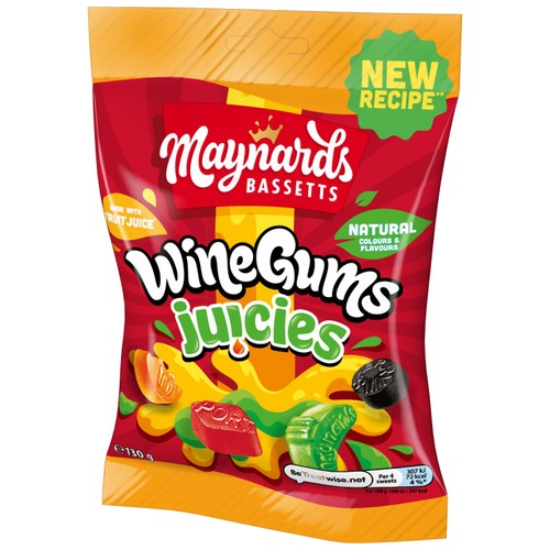 Maynards Bassetts Wine Gums Juicies Sweets Bag thumbnail 3