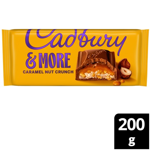 Cadbury Dairy Milk & More Caramel Nut Crunch