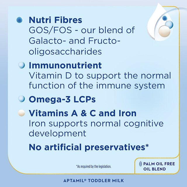 Aptamil 4 Toddler Milk Formula Powder 2+ Years thumbnail 3