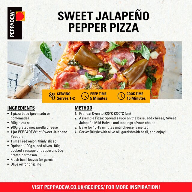 Peppadew Sweet Jalapeno Peppers in brine - Mild Halves thumbnail 5