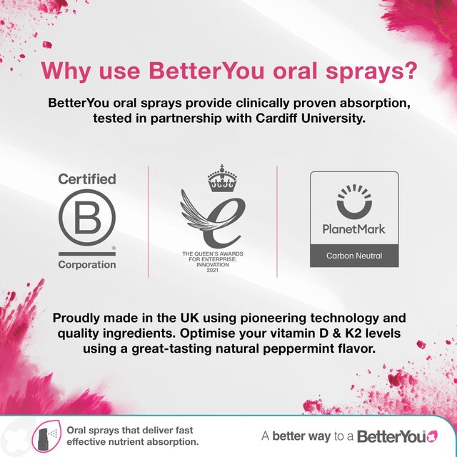 BetterYou Vitamin D4000IU Oral Spray thumbnail 7