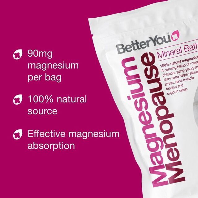 BetterYou Magnesium Menopause Bath Flakes thumbnail 2