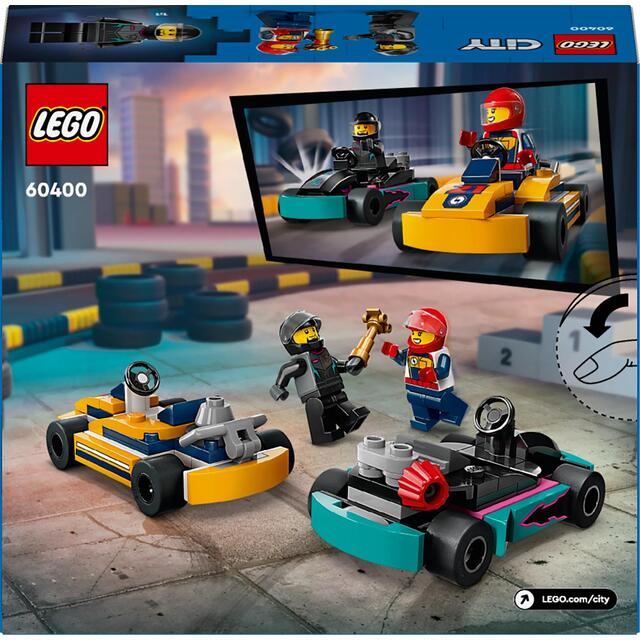 LEGO City Go Karts and Race Drivers 60400 thumbnail 2