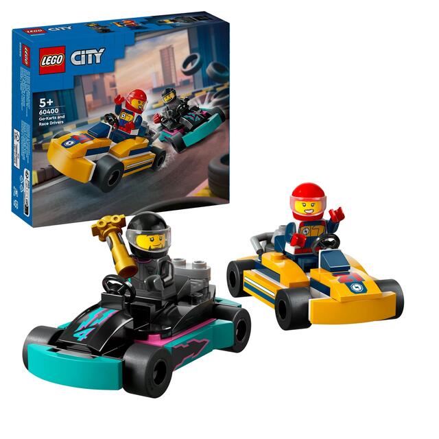 LEGO City Go Karts and Race Drivers 60400 thumbnail 3