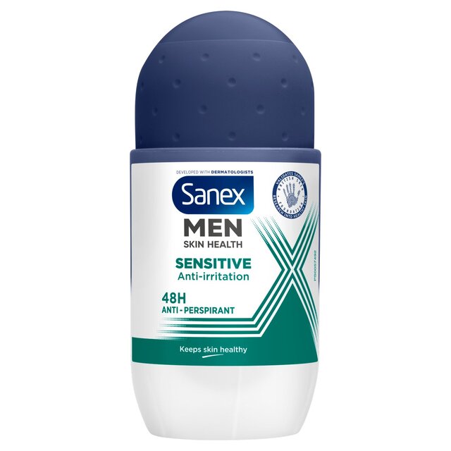 Sanex Men Sensitive 48h Roll On Antiperspirant Deodorant thumbnail 2