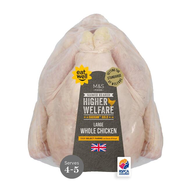 M&S Oakham Gold Large Whole Chicken