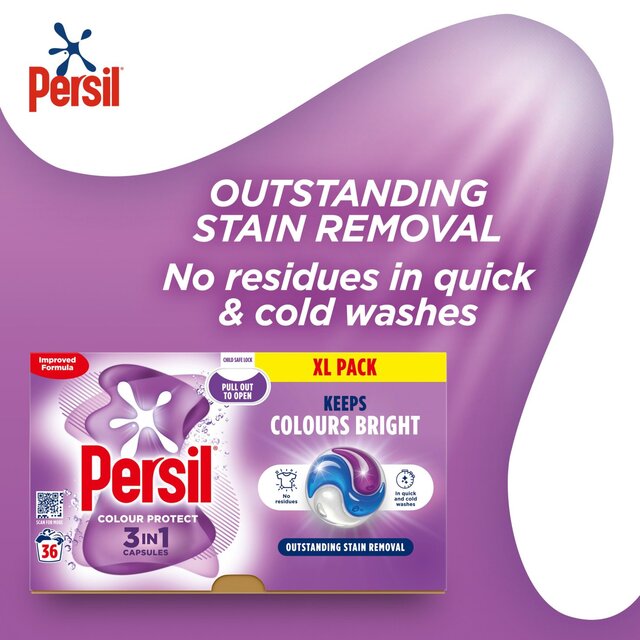 Persil Colour 3 in 1 Laundry Washing Detergent Capsules 36 Washes thumbnail 5