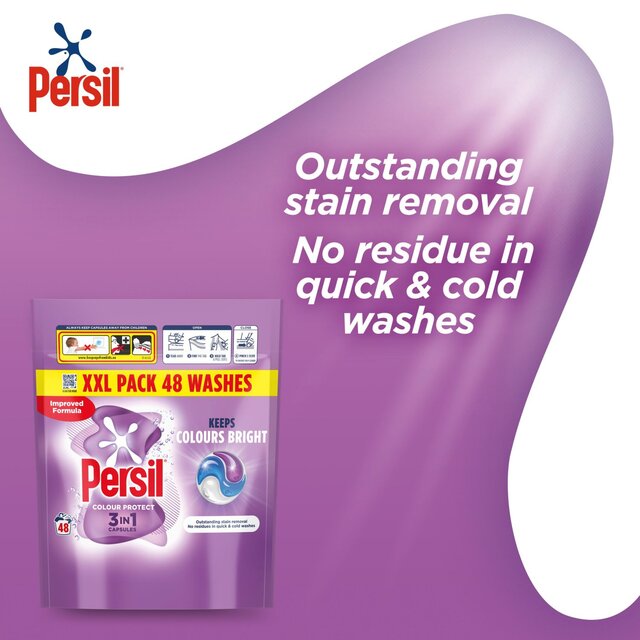 Persil Colour 3 in 1 Laundry Washing Detergent Capsules 48 Washes thumbnail 2