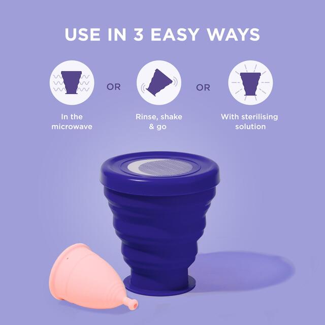 Mooncup Menstrual Cup Cleaning Pot thumbnail 4
