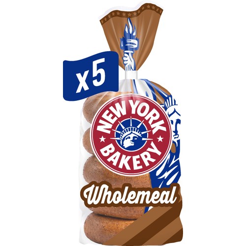 New York Bakery Wholemeal Bagels thumbnail 5
