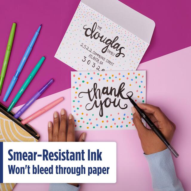 Paper Mate Flair 0.7mm Dual Brush Felt Tip Pens thumbnail 4