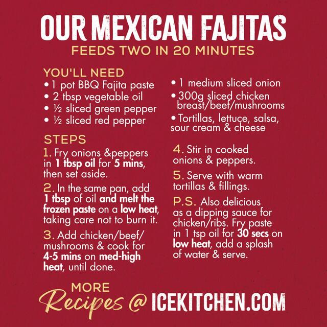 Ice Kitchen Mexican Smoky BBQ Fajita Paste thumbnail 4