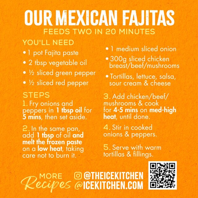 Ice Kitchen Mexican Fajita Paste thumbnail 3