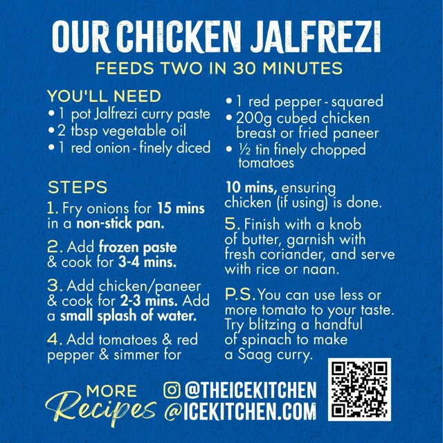 Ice Kitchen Indian Jalfrezi Curry Paste thumbnail 4