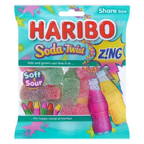 Haribo Soda Twist Zing Share Bag
