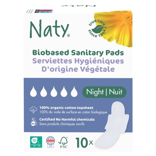 Eco by Naty Sanitary Pads Night
