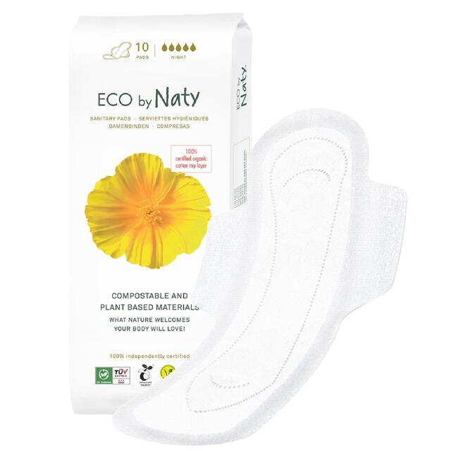 Eco by Naty Sanitary Pads Night thumbnail 2