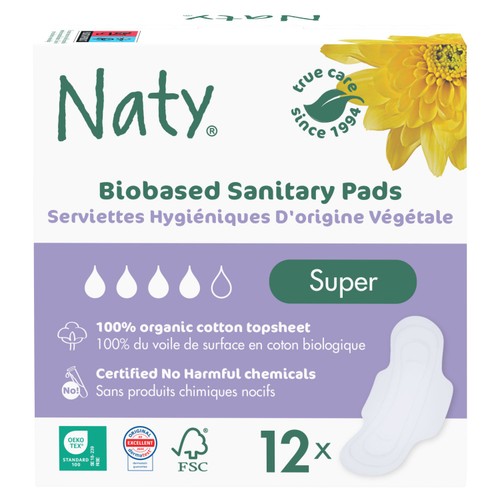 Eco by Naty Sanitary Pads Super