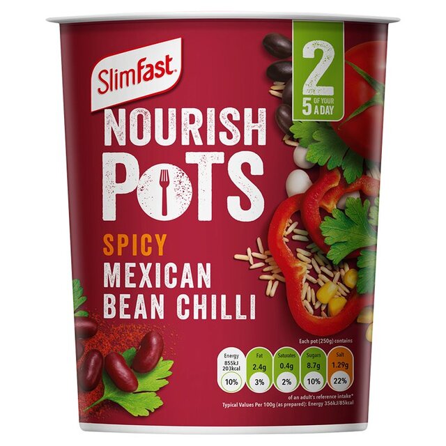 SlimFast Spicy Mexican Bean Chilli Nourish Pot