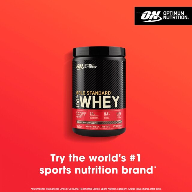 Optimum Nutrition 100% Gold Standard Whey Double Rich Chocolate thumbnail 2